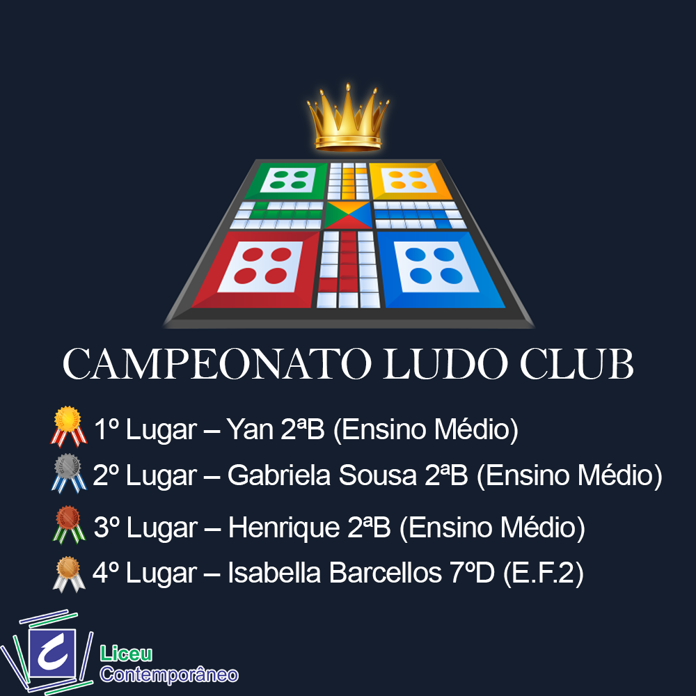 Liceu realiza 1º Campeonato de LUDO CLUB - Liceu Contemporâneo